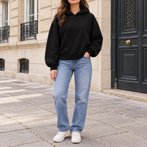 Hoodie - ailes dentelle