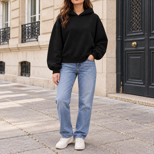 Hoodie - ailes dentelle