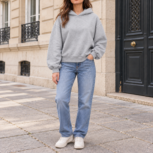 Hoodie - ailes dentelle